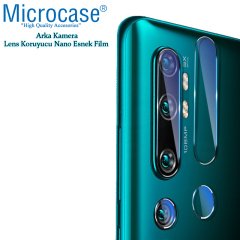 Microcase Xiaomi Mi Note 10 - Mi Note 10 Pro Kamera Camı Lens Koruyucu Nano Esnek Film