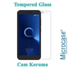 Microcase Alcatel 1 2019 Tempered Glass Cam Ekran Koruma