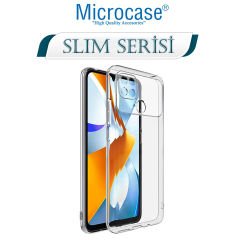 Microcase Xiaomi Poco C40 Slim Serisi Soft TPU Silikon Kılıf - Şeffaf