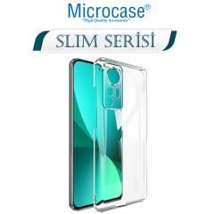 Microcase Xiaomi 12S Pro Slim Serisi Soft TPU Silikon Kılıf - Şeffaf