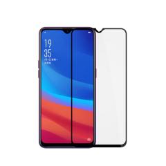 Microcase Oppo F9 - F9 Pro Tam Kaplayan Çerçeveli Cam - Siyah