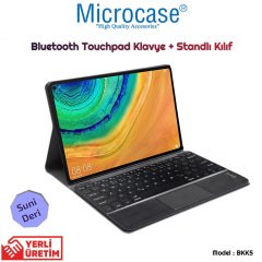 Microcase Huawei MatePad Pro 10.8 inch 2019 Bluetooth Touchpad Klavye + Standlı Kılıf - BKK5