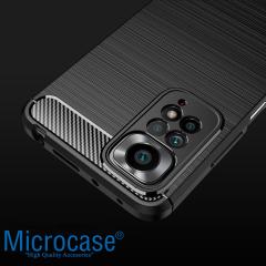 Microcase Xiaomi Redmi Note 11 Pro 5G Global 2022 Brushed Silikon Kılıf Siyah