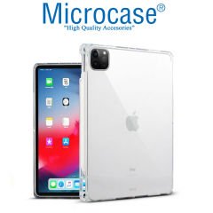 Microcase iPad Pro 12.9 2021 Soft TPU Kalem Koymalı Silikon Kılıf - ŞEFFAF