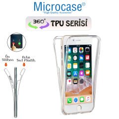 Microcase iPhone 7 Plus 360 Tpu Serisi Ön Arka Full Cover Şeffaf Kılıf