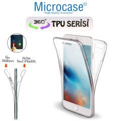 Microcase iPhone 8 360 Tpu Serisi Ön Arka Full Cover Şeffaf Kılıf
