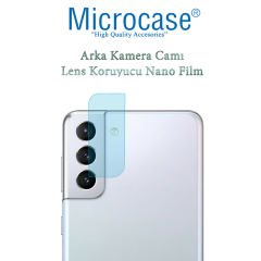 Microcase Samsung Galaxy S21 Plus Kamera Camı Lens Koruyucu Nano Esnek Film