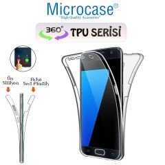 Microcase Samsung Galaxy S8 360 Tpu Serisi Ön Arka Full Cover Şeffaf Kılıf