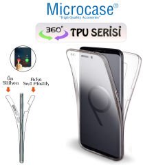 Microcase Samsung Galaxy S9 360 Tpu Serisi Ön Arka Full Cover Şeffaf Kılıf