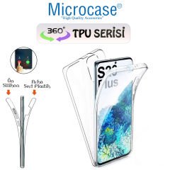 Microcase Samsung Galaxy S20 Plus 360 Tpu Serisi Ön Arka Full Cover Şeffaf Kılıf