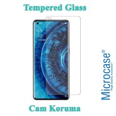 Microcase Oppo Find X2 Tempered Glass Cam Ekran Koruma
