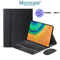 Microcase Huawei Matepad Pro 10.8 inch Bluetooth Touchpad Klavye + Bluetooth Mouse + Standlı Kılıf - BKK7