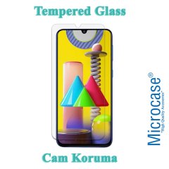 Microcase Samsung Galaxy M31 Tempered Glass Cam Koruma