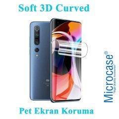 Microcase Xiaomi Mi 10 Full Ekran Koruma Curved 3D Pet Film