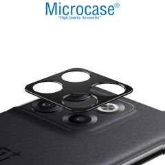 Microcase OnePlus Ace Pro 5G - OnePlus 10T Kamera Lens Koruma Halkası - Kapalı Tasarım Siyah