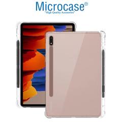 Microcase Samsung Galaxy Tab S7 T870 11 inch Kalem Koymalı Silikon Kılıf - Şeffaf