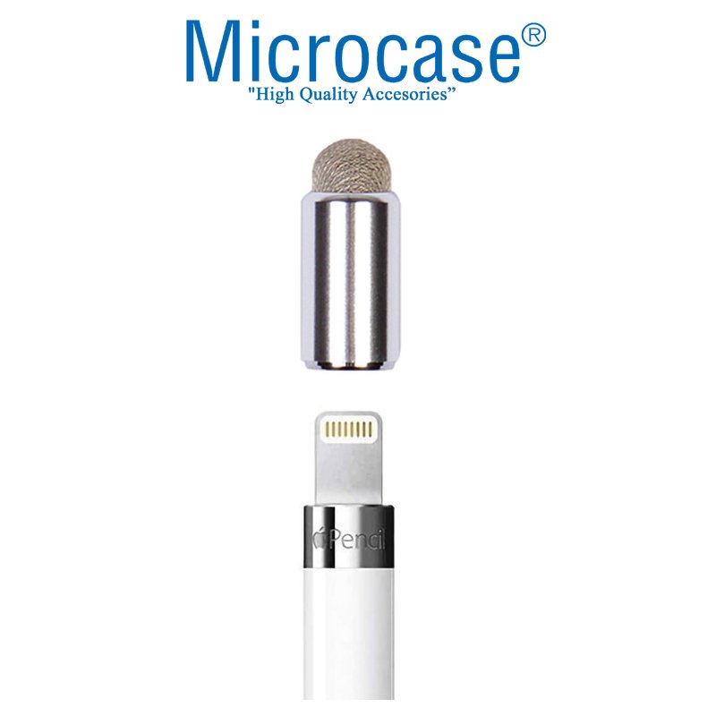 Microcase Apple Pencil için 2in1 Şarj kapağı ve Dokunmatik kalem AL2541
