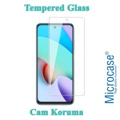 Microcase Xiaomi Redmi 10 Prime Tempered Glass Cam Ekran Koruyucu