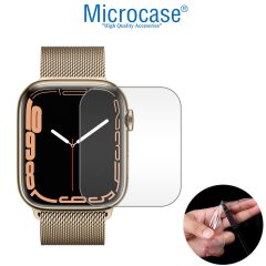 Microcase Apple Watch 7 45 mm TPU Ekran Koruma Filmi - Şeffaf