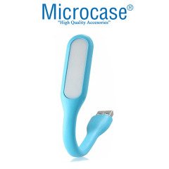 Microcase Esnek USB PC Notebook Led Lamba Aydınlatma - AL2488 MAVİ RENK