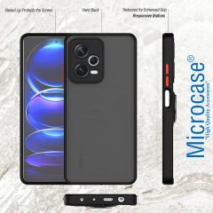 Microcase Xiaomi Redmi Note 12 Pro Plus London Serisi Darbeye Dayanıklı Kılıf - Siyah AL3415