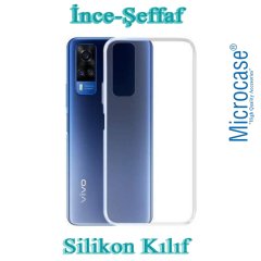 Microcase Vivo Y53s 4G 0.2 mm Ultra İnce Soft Silikon Kılıf - Şeffaf