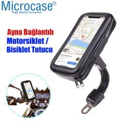 Microcase Su Geçirmez Motorsiklet Bisiklet Tutucu - Ayna Bağlantılı AL2567 - L