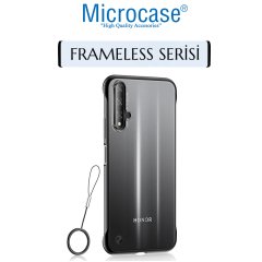 Microcase Huawei Honor 20 - Nova 5T Frameless Serisi Sert Rubber Kılıf - Siyah
