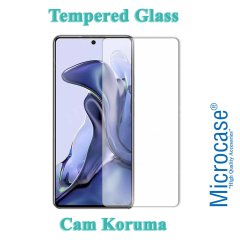 Microcase Xiaomi 11T Tempered Glass Cam Ekran Koruyucu