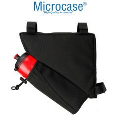 Microcase Kadro Arası Suluk Hazneli Cırtlı Üçgen Motosiklet Bisiklet Çantası - AL3034