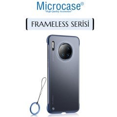 Microcase Huawei Mate 30 Frameless Serisi Sert Rubber Kılıf - Mavi