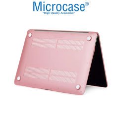 Microcase Macbook Pro 16 inch A2141 A2142 Shell Rubber Kapak Kılıf - Pembe