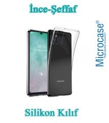 Microcase Samsung Galaxy A31  0.2 mm İnce Soft Silikon Kılıf - Şeffaf