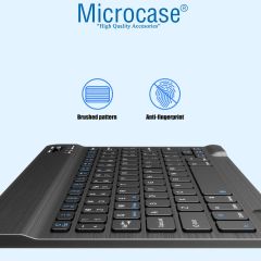 Microcase Lenovo Tab 4 7 TB-7504 2in1 Set Delüx Leather Standlı Kılıf + Bluetooth Klavye - AL8108