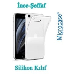 Microcase iPhone SE 2020 0.2 mm Ultra İnce Soft Silikon Kılıf - Şeffaf
