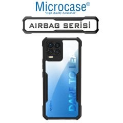 Microcase Realme 8 Airbag Serisi Darbeye Dayanıklı Köşe Korumalı Kılıf