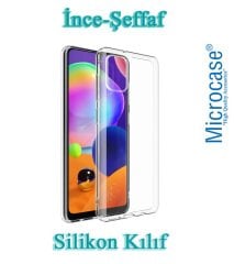 Microcase Samsung Galaxy A31 0.2 mm Ultra İnce Soft Silikon Kılıf - Şeffaf