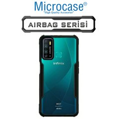 Microcase Infinix Hot 9 Airbag Serisi Darbeye Dayanıklı Köşe Korumalı Kılıf