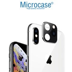Microcase iPhone X-XS-XS Max için iPhone 11 Pro - iPhone 11 Pro Max Kamera Çevirici ve Koruma - GÜMÜŞ