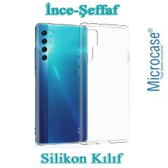Microcase TCL 20 Pro 5G 0.2 mm Ultra İnce Soft Silikon Kılıf - Şeffaf