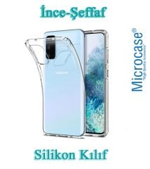 Microcase Samsung Galaxy S20 0.2 mm Ultra İnce Soft Silikon Kılıf - Şeffaf