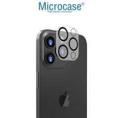 Microcase iPhone 11 Pro 3D Kamera Camı Lens Koruyucu Glass Şeffaf Night DELUX version