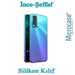 Microcase Vivo Y20S İnce 0.2 mm Soft Silikon Kılıf - Şeffaf