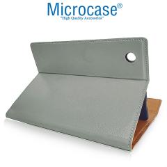 Microcase Lenovo M10 FHD Plus 10.3 TB-X606 Sleeve Serisi Mıknatıs Kapaklı Standlı Kılıf - Gri