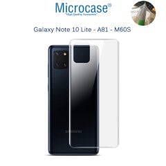 Microcase Samsung Galaxy Note 10 Lite - A81 - M60S Full Arka Kaplama TPU Soft Koruma Filmi