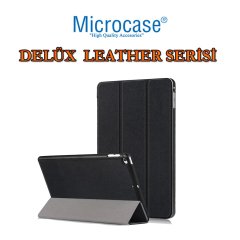 iPad Mini 4 - iPad Mini 5 Delüx Leather Serisi Standlı Deri Kılı