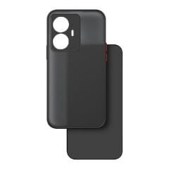 Microcase Realme C55 London Serisi Darbeye Dayanıklı Kılıf - Siyah AL3415