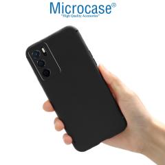 Microcase Oppo A16 Elektrocase Serisi Silikon Kılıf - Siyah