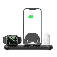 Microcase 3in1 iPhone-Apple Watch-Airpods Kablosuz Standlı Şarj Padi Wireless Dock - AL3545