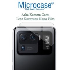 Microcase Xiaomi Mi 11 Ultra Kamera Camı Lens Koruyucu Nano Esnek Film Koruyucu